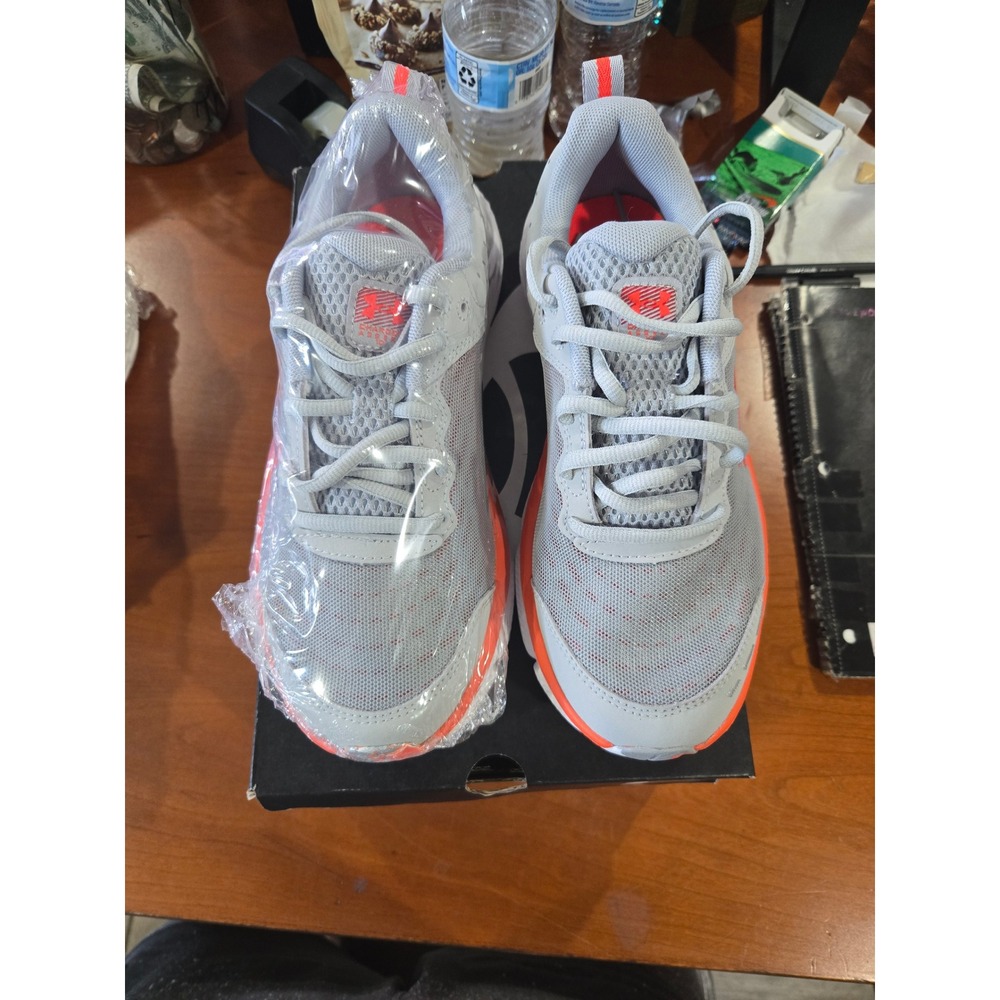Under Armour BGS Assert 10 Boys Running Shoes Grey Red 3026182-011 Size 7Y